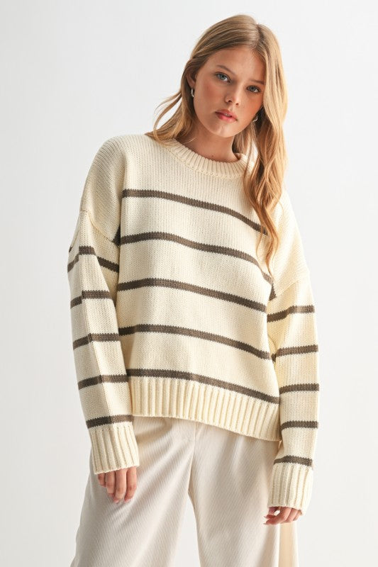 Downtown Striped Sweater