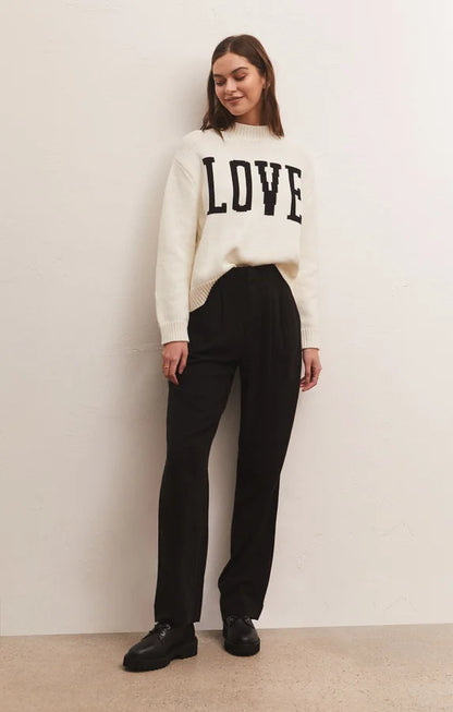 Love Intarsia Sweater