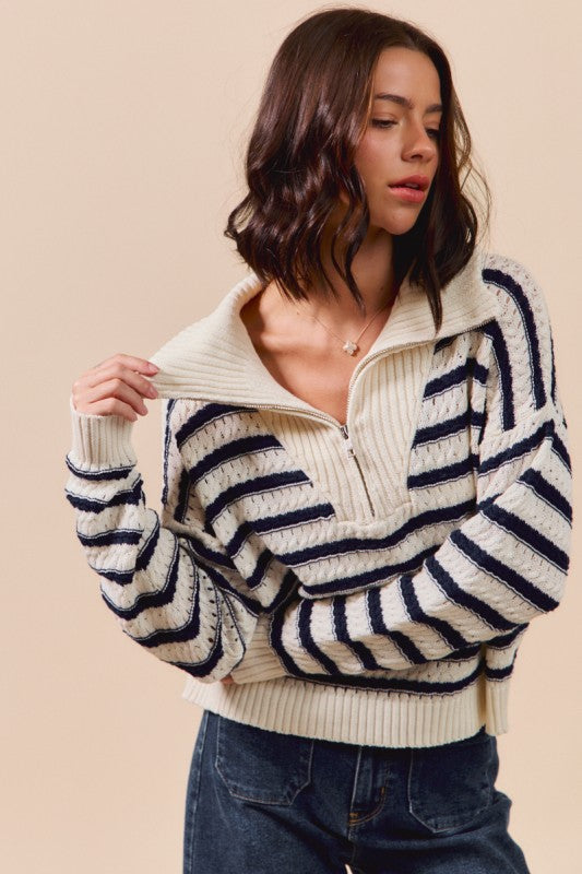 Cozy Lines Knit Sweater