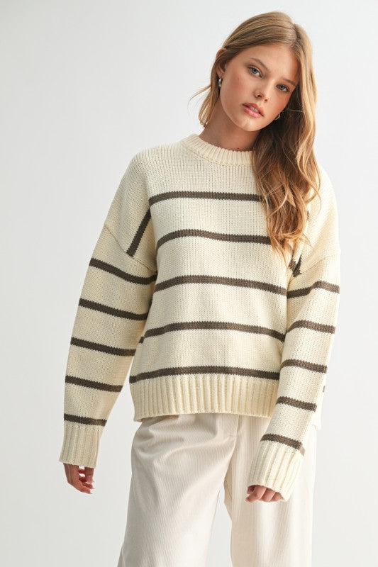 Downtown Striped Sweater