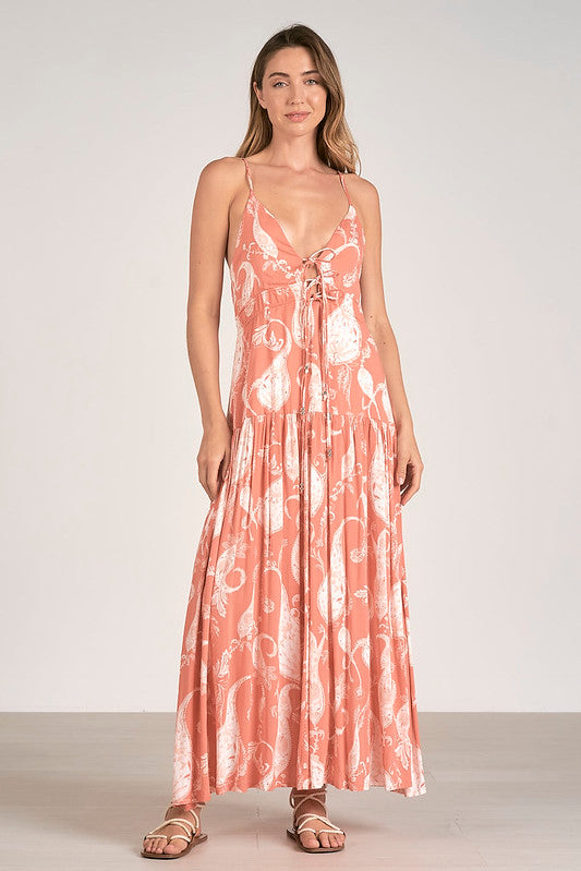 Crushing Coral Maxi Dress