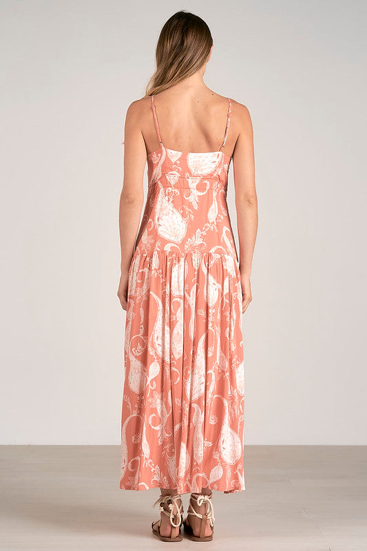 Crushing Coral Maxi Dress