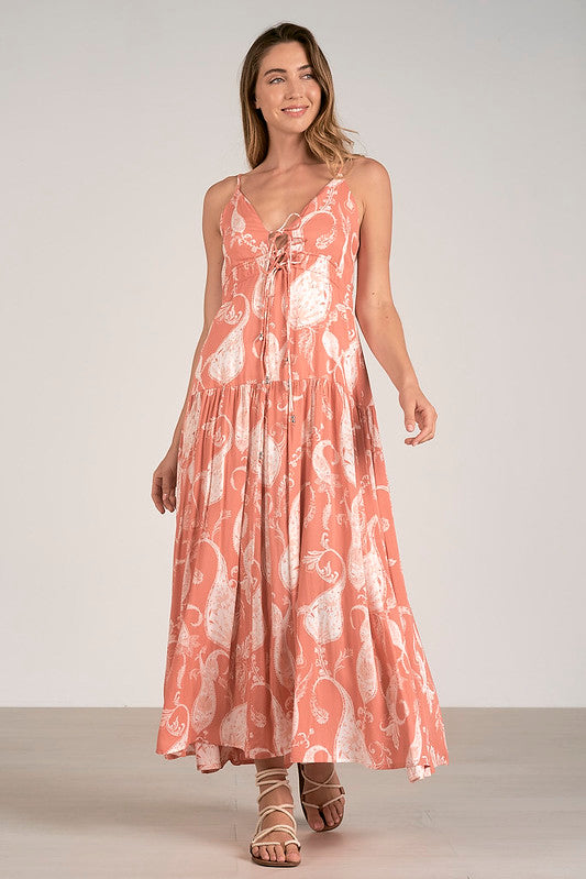 Crushing Coral Maxi Dress