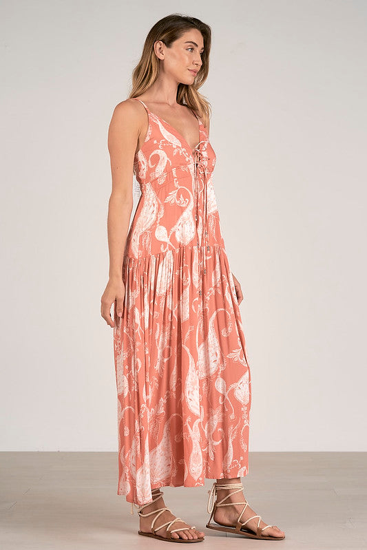 Crushing Coral Maxi Dress