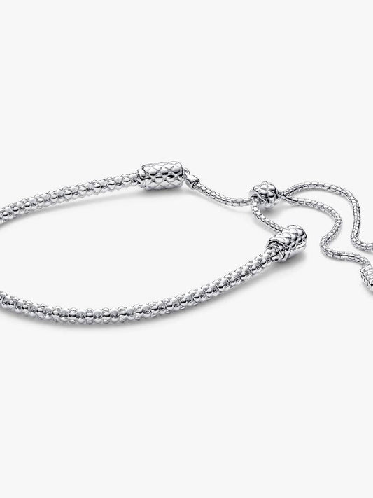 Pandora Moments Studded Chain Slider Bracelet Sterling silver