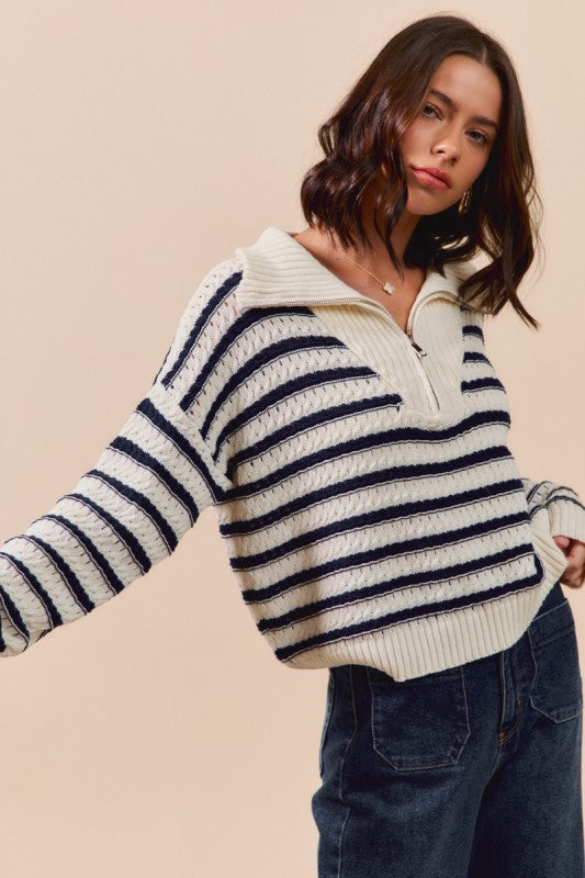 Cozy Lines Knit Sweater