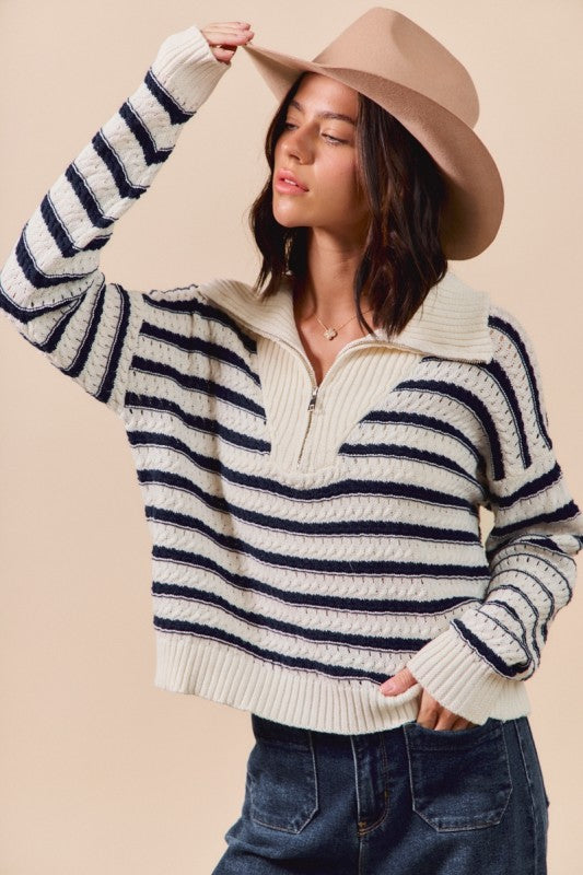 Cozy Lines Knit Sweater