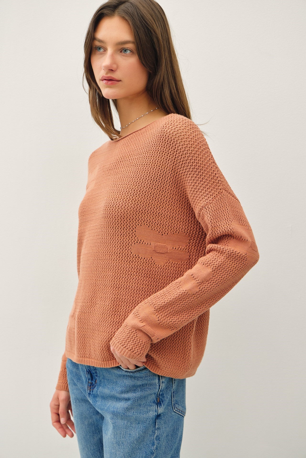 Lacy Blooms Sweater