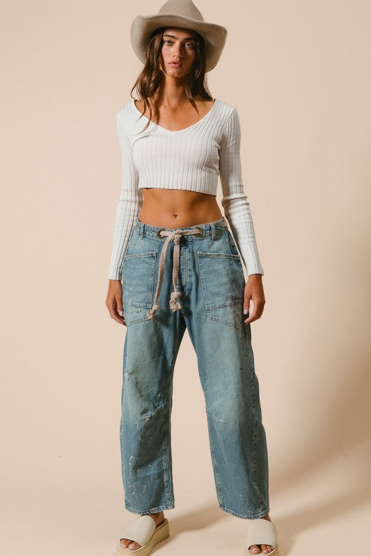 Painted Blues Denim Pants