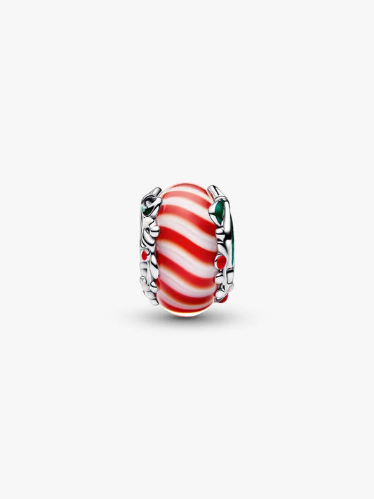 Candy Murano Glass Charm Sterling silver