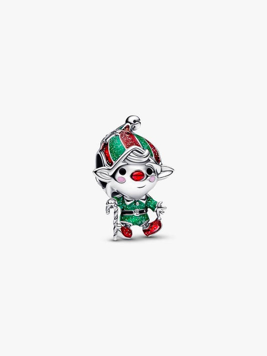 Moveable Elf Charm Sterling silver
