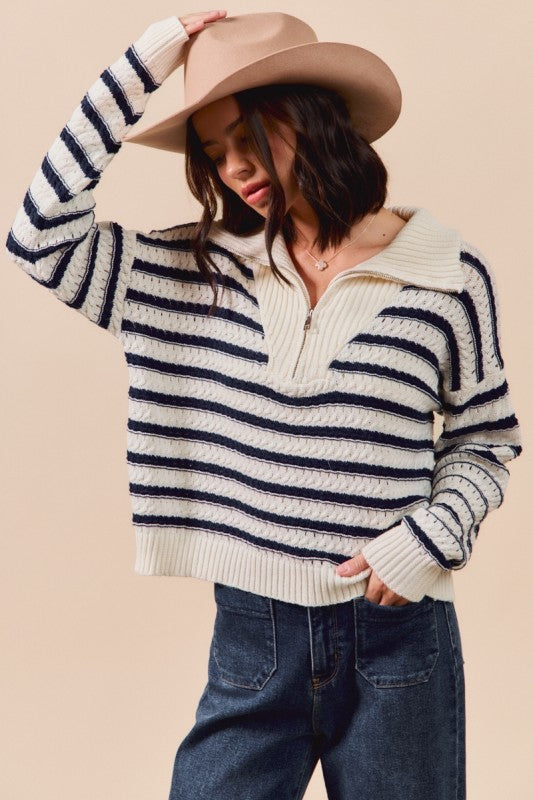 Cozy Lines Knit Sweater