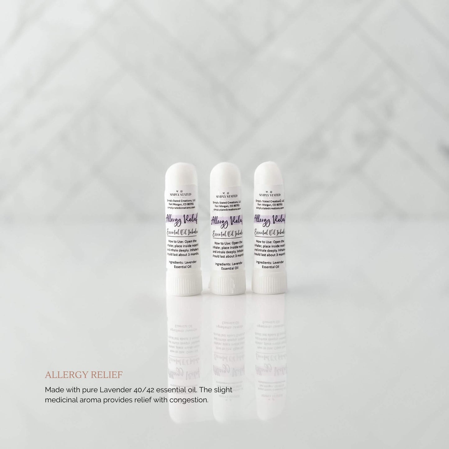 Soothing Lavender Aromatherapy Inhaler