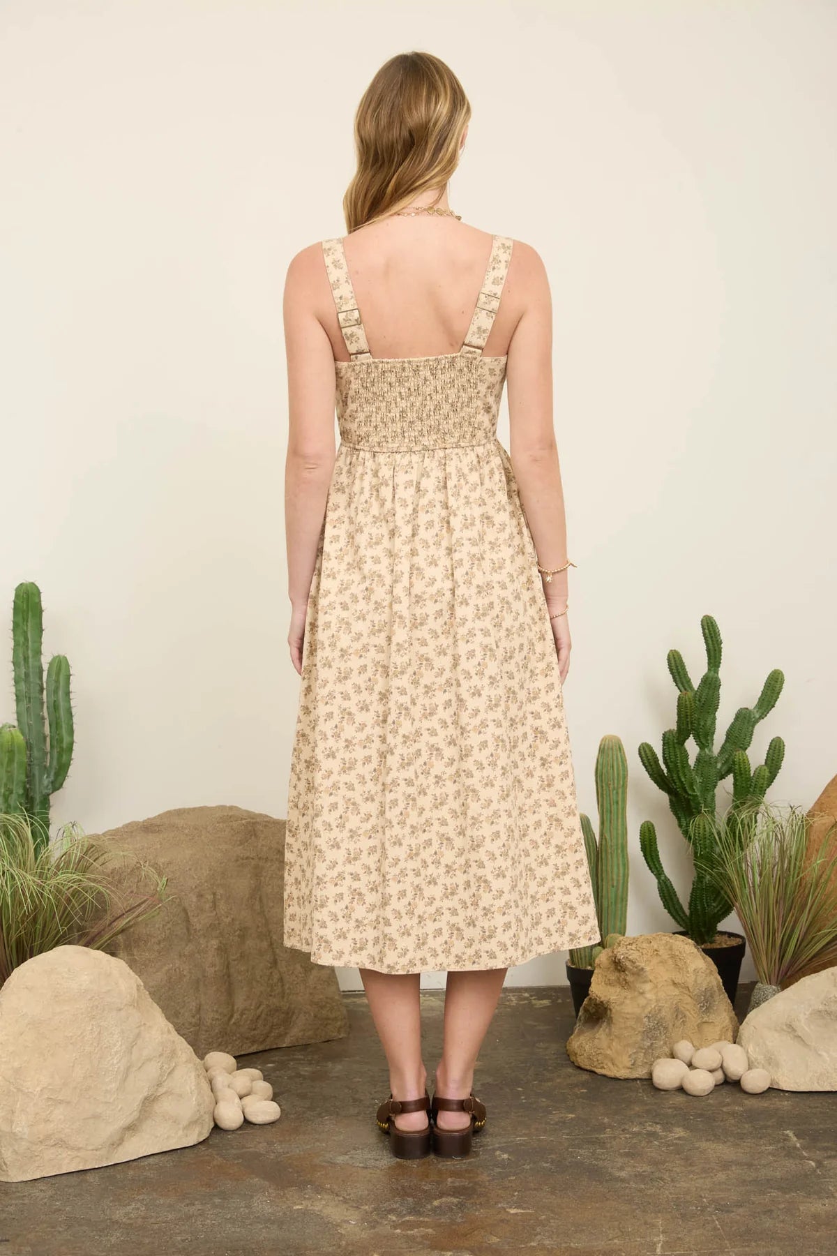 Fresh Picked Floral Midi Dress