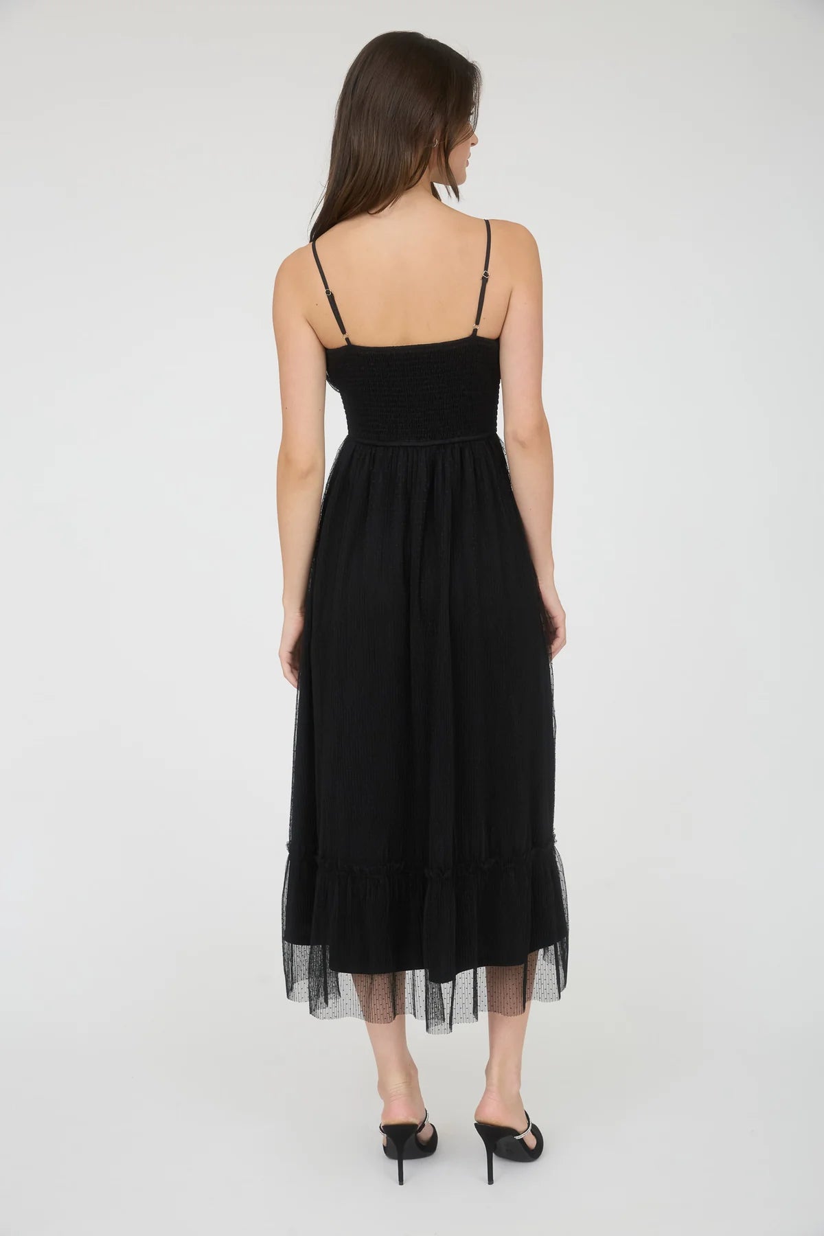 Dreamy Dots Tulle Midi Dress