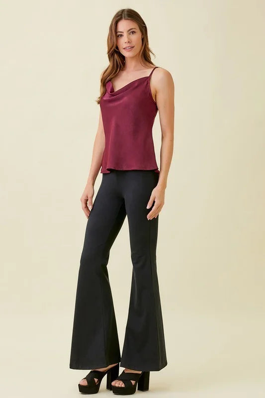 Silky Draped Neck Camisole