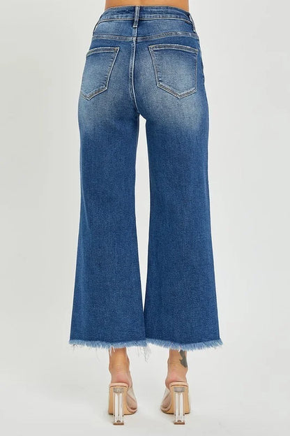Throw Back Vibes Wide Leg Jeans