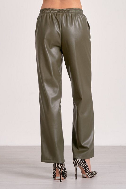 Jaya Faux Leather Pant