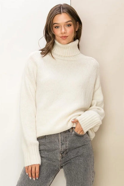 Casual Magic Turtleneck Pullover Sweater