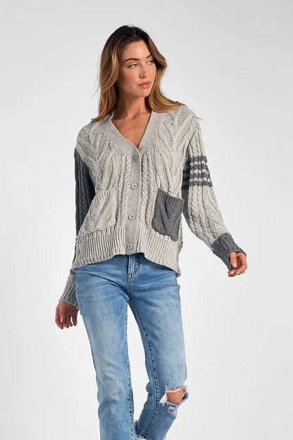 Cassie Cable Cardigan Sweater