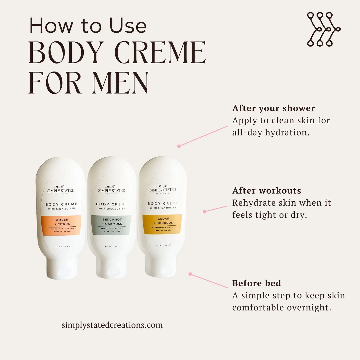 Bergamot + Oakmoss Men’s Body Creme