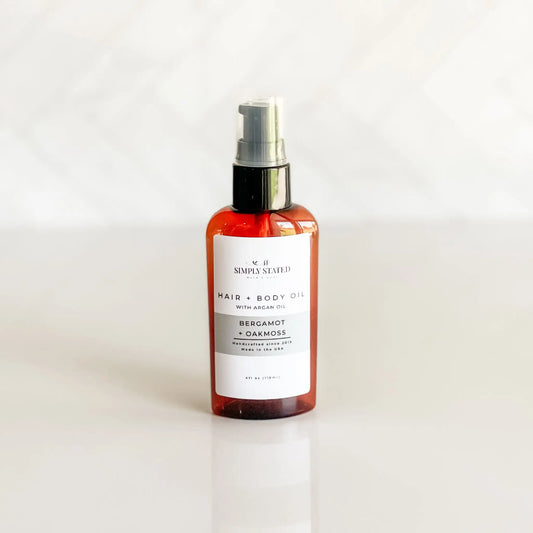 Bergamot + Oakmoss Beard & Body Oil
