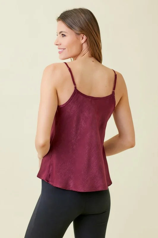 Silky Draped Neck Camisole