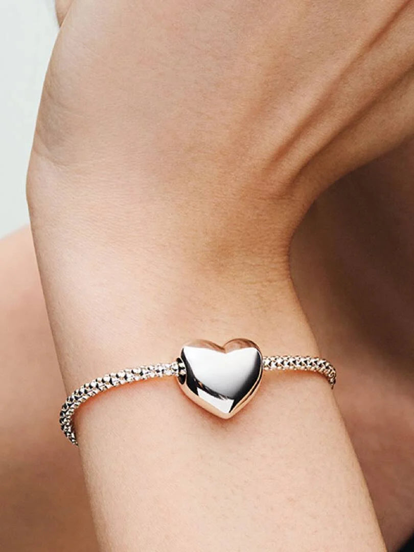 Pandora Moments Studded Chain Slider Bracelet Sterling silver