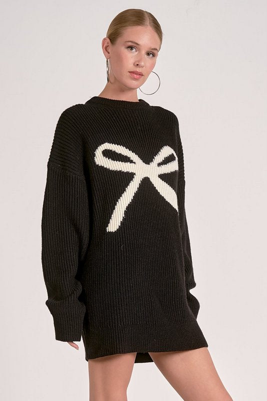 Ribbon Sweater Dress