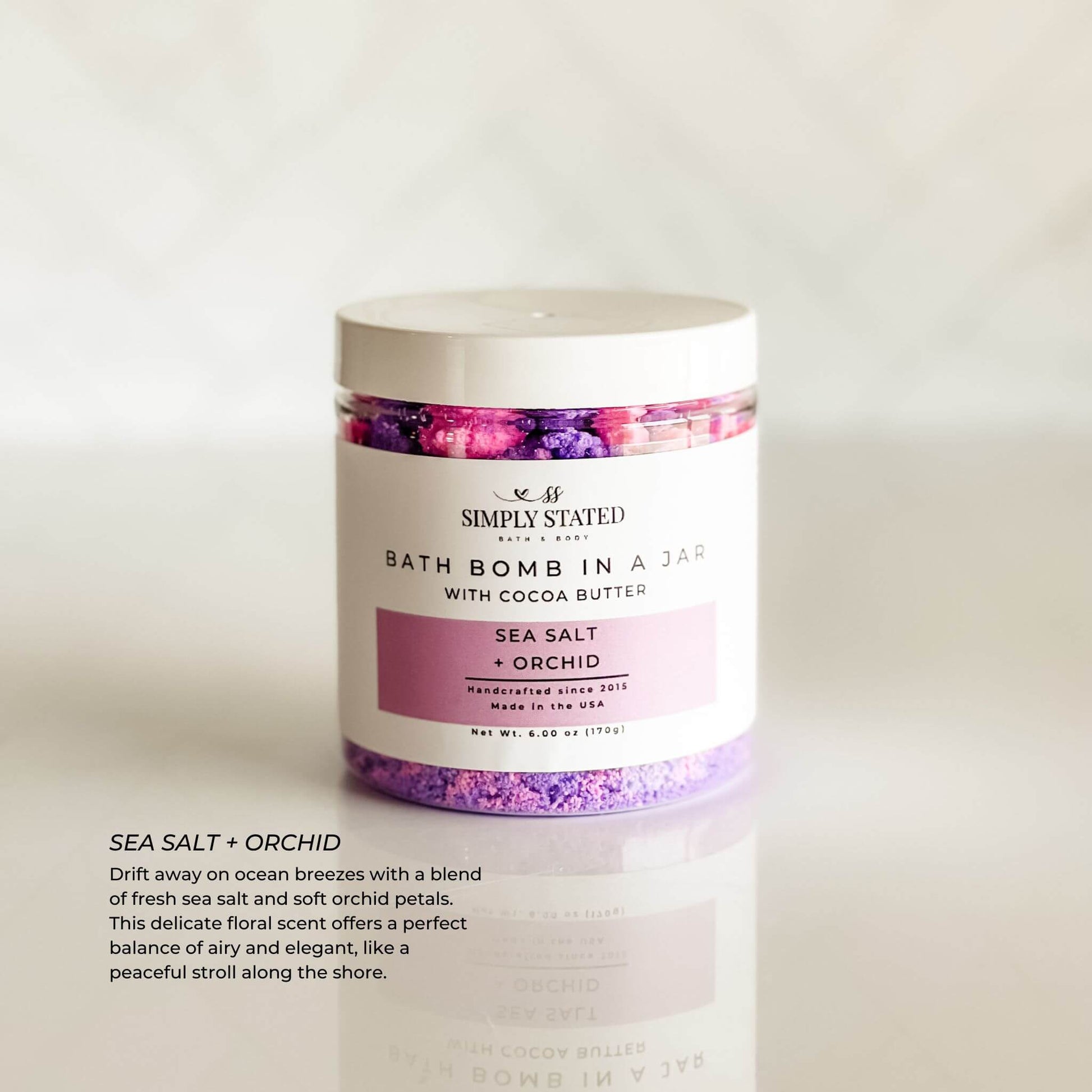 Signature Bath Bomb in a Jar – Bath Fizzy Soak