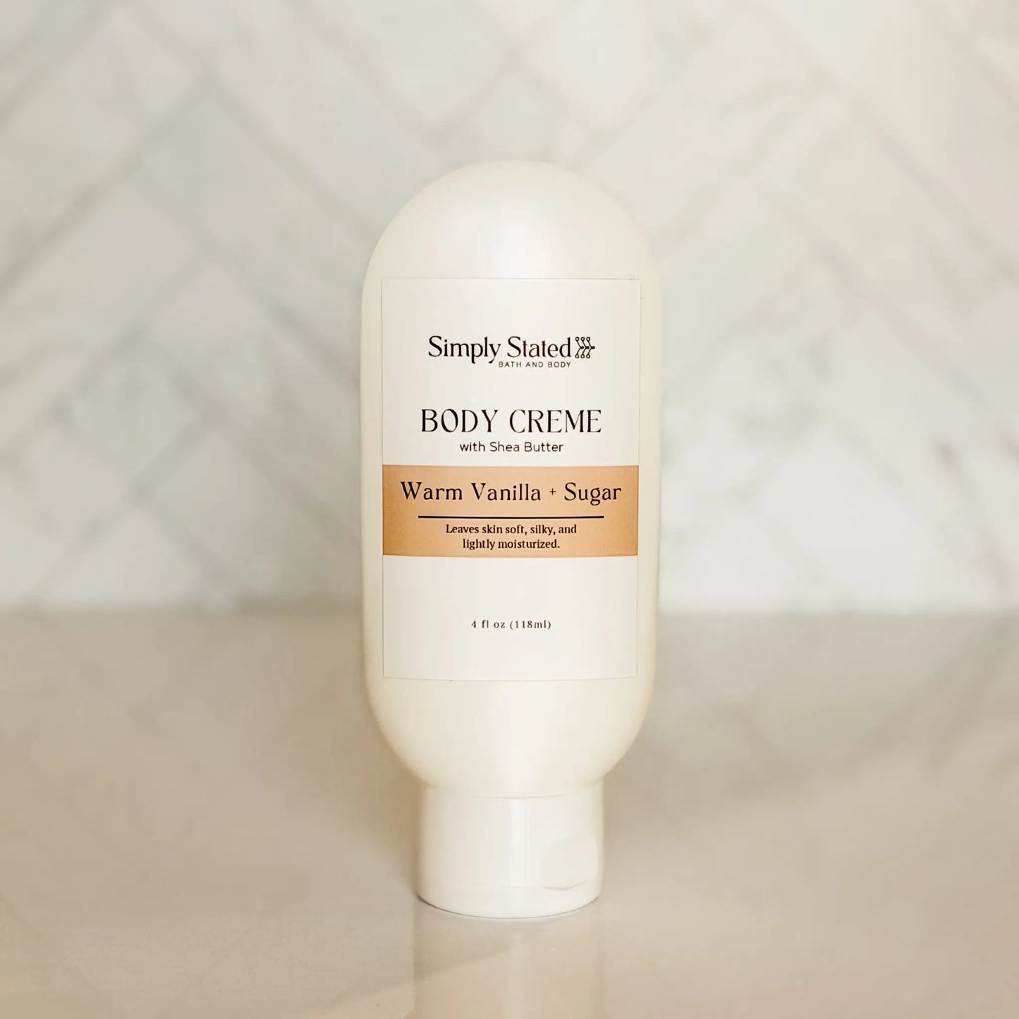 Warm Vanilla + Sugar Body Creme 4 oz Squeeze Bottle