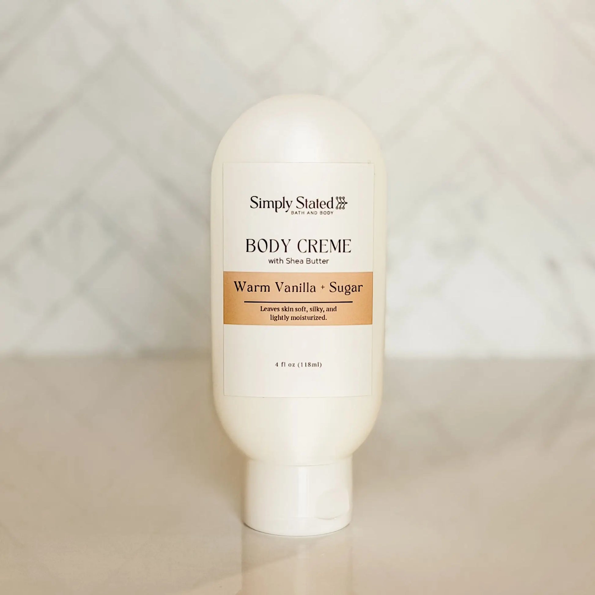 Warm Vanilla + Sugar Body Creme 4 oz Squeeze Bottle