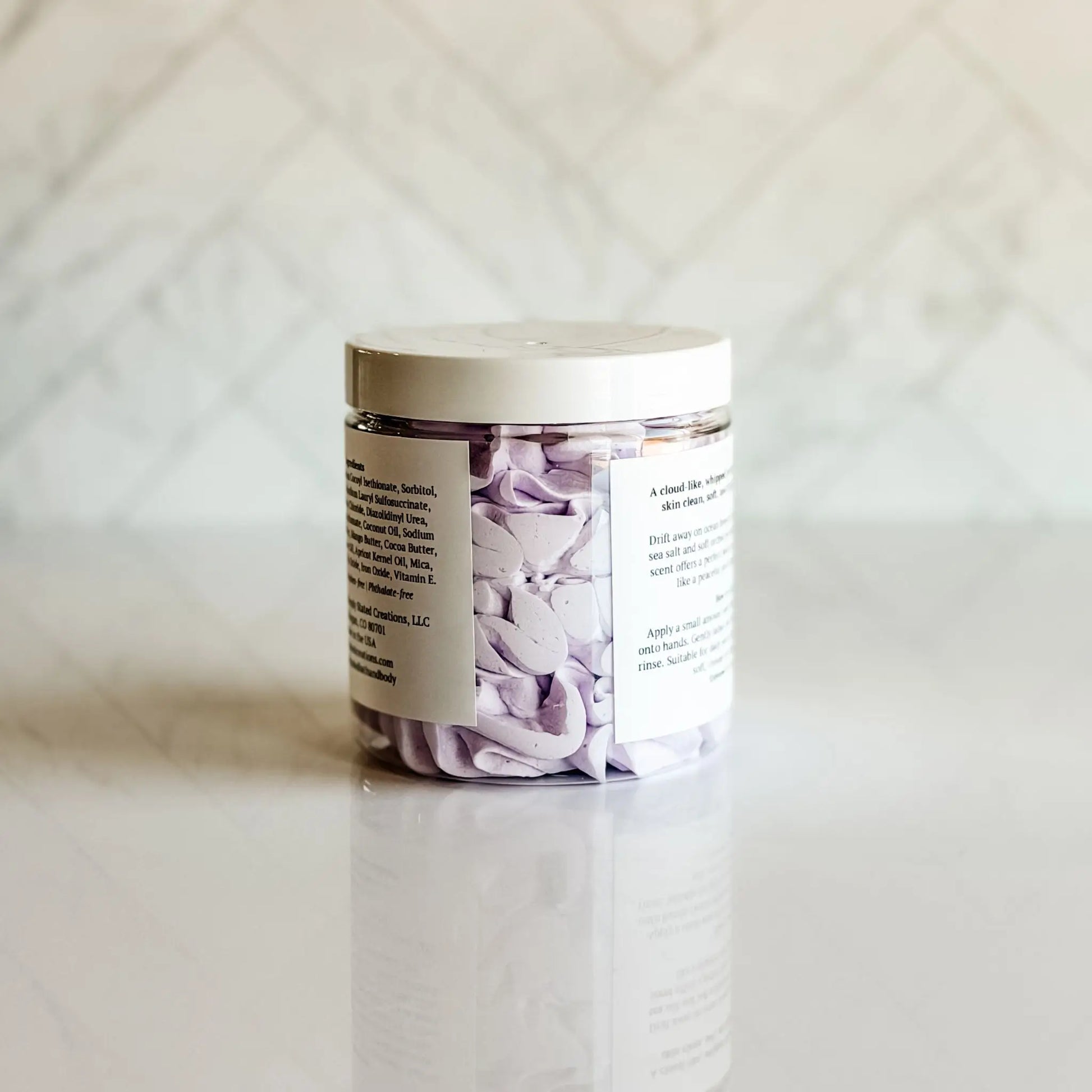 Sea Salt + Orchid Whipped Soap