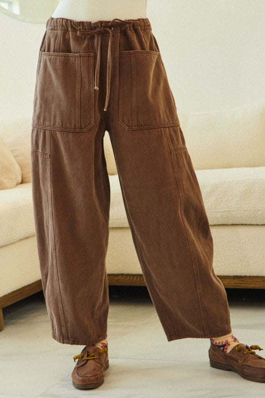 Rich Roast Barrel Pants