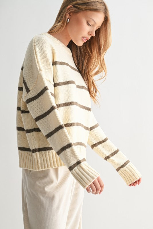 Downtown Striped Sweater