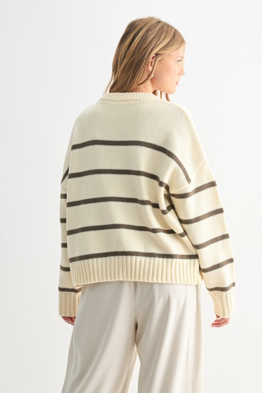 Downtown Striped Sweater
