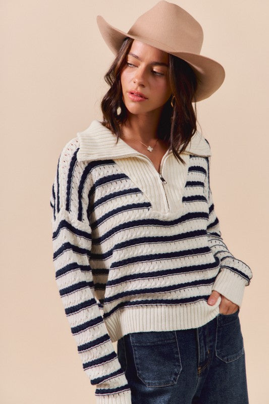 Cozy Lines Knit Sweater