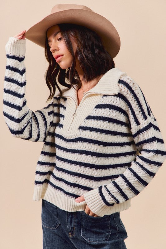Cozy Lines Knit Sweater