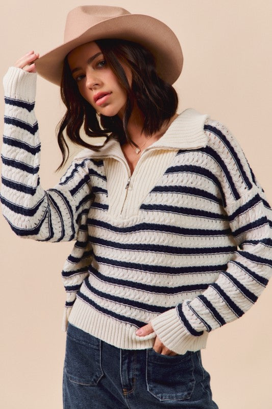 Cozy Lines Knit Sweater
