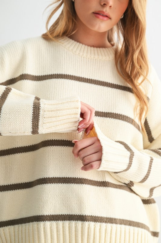 Downtown Striped Sweater