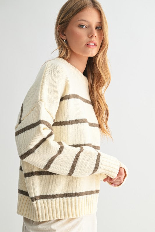Downtown Striped Sweater