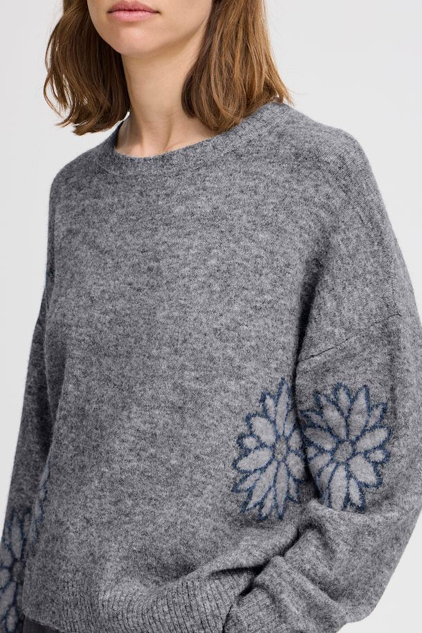 Winter Blooms Sweater