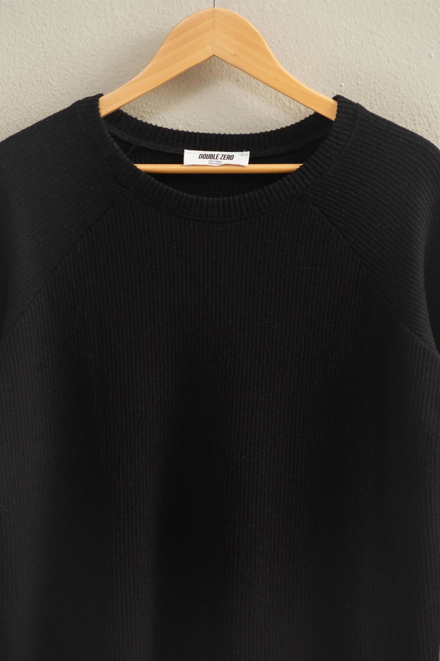 Brushed Waffle Raglan Sleeve Top