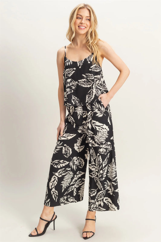 Leaf Print Bottoms