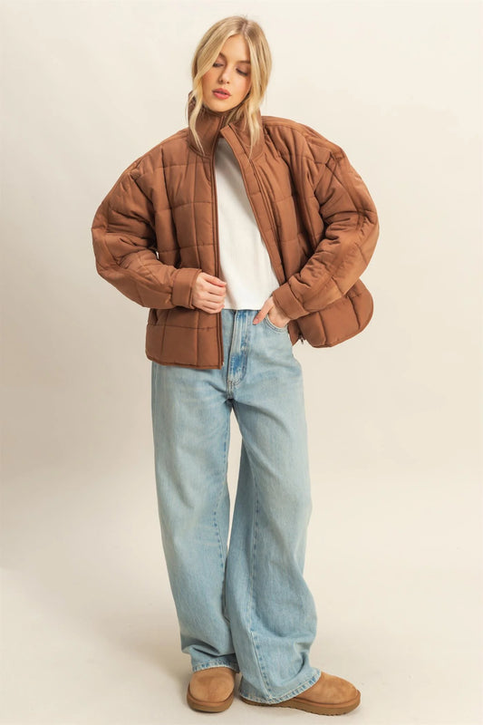Everyday Cute Quilted Puffer Jacket