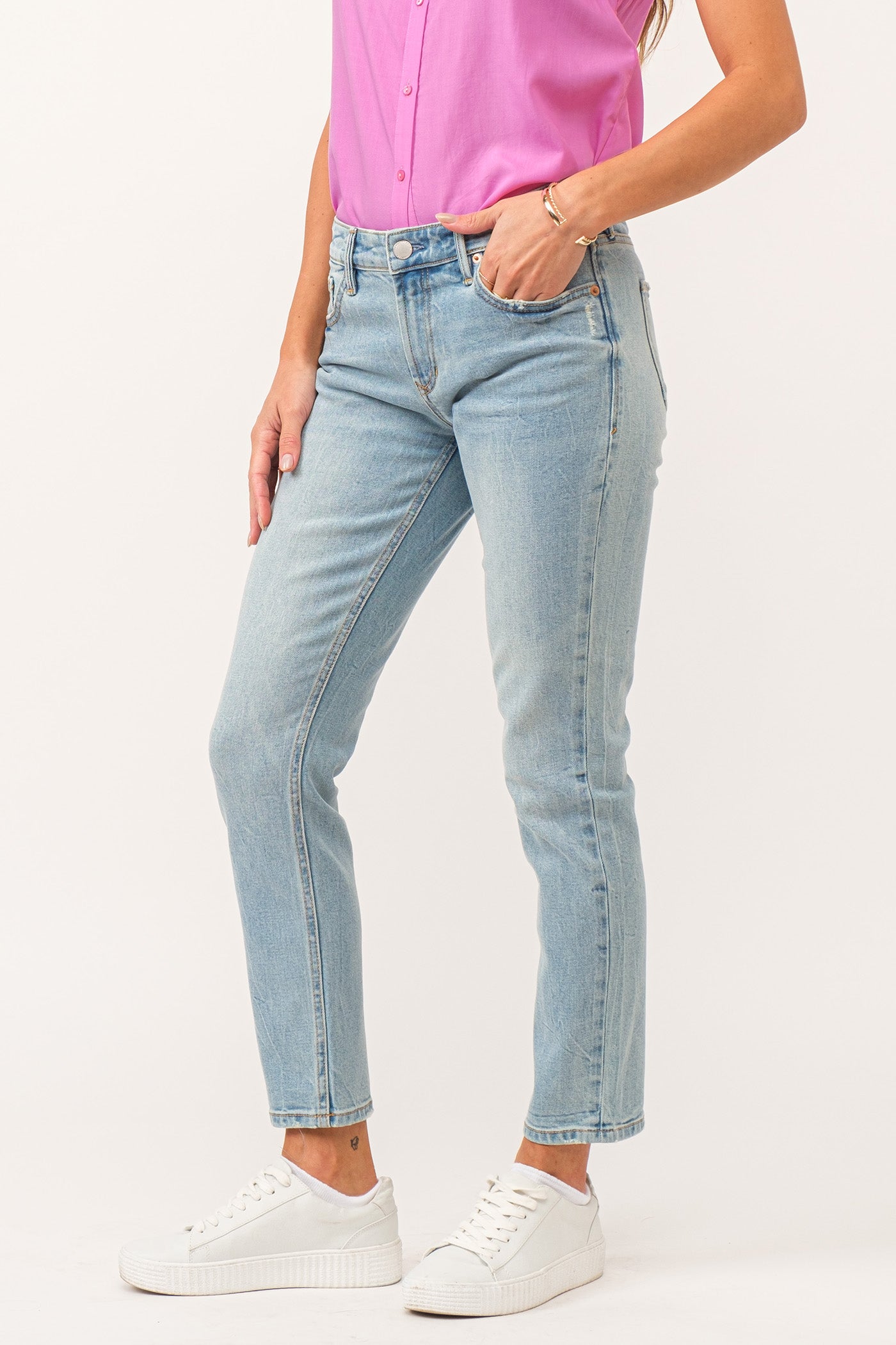 Aiden Mid Rise Girlfriend Jeans Tallassee