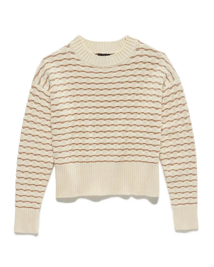 Taylor Striped Cable Knit Sweater